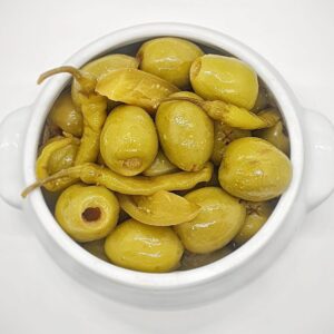 ACEITUNAS VERBENA DE BERENJENAS