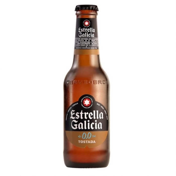 CERVEZA ESTRELLA GALICIA TOSTADA 330 ML. PACK 24 UNIDADES.