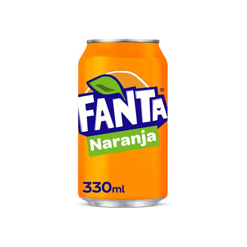 FANTA NARANJA 330 ML. 24 UNIDADES.