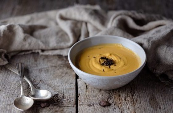 Crema hecha con verduras de temporada en Madrid