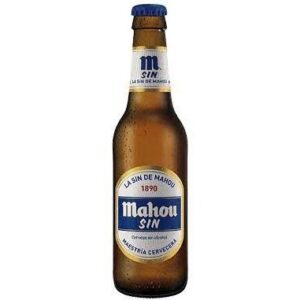 CERVEZA MAHOU BOTELLIN 250 ML. PACK 24 UNIDADES.