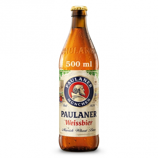 Cerveza Paulaner Weissbier botella Pack 20 botellas