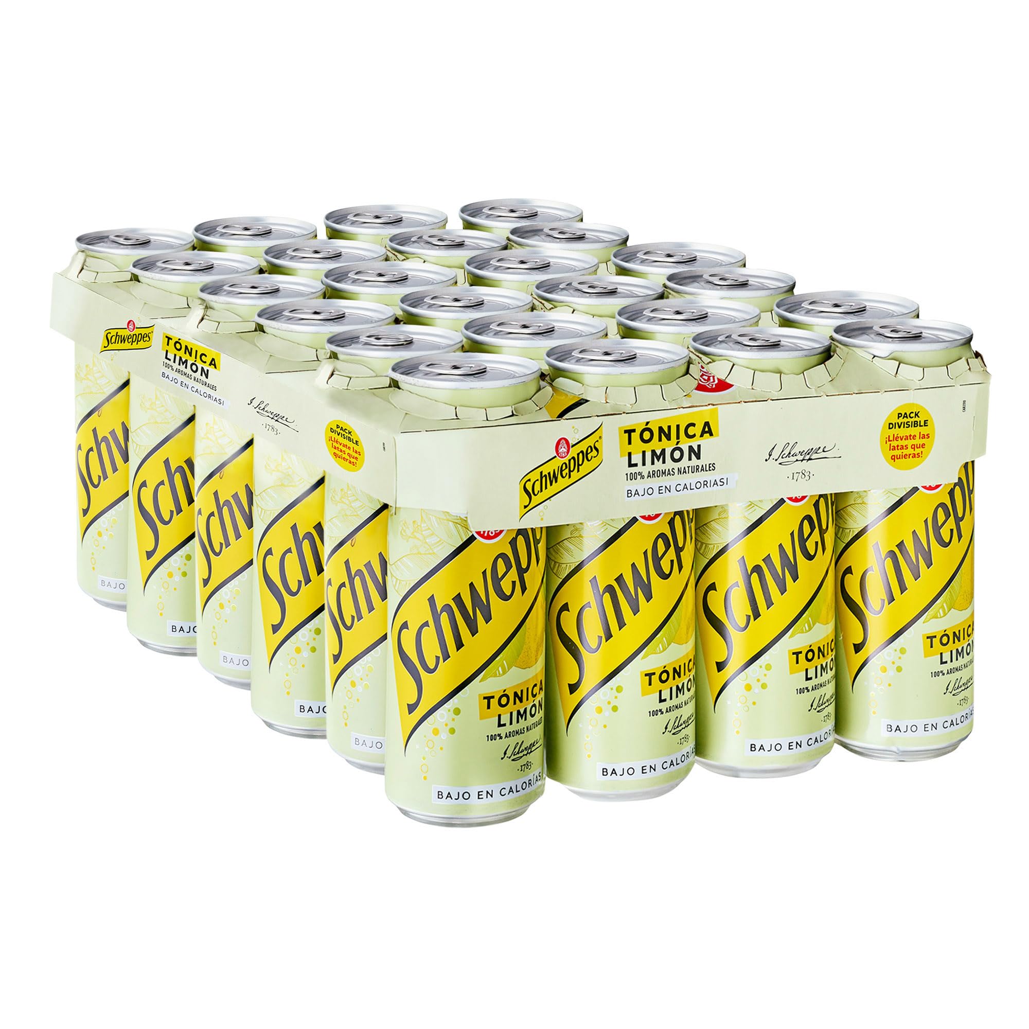 Schweppes Tónica Lata 200 ml (Pack 24)