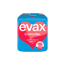 Compresas Evax con alas plus