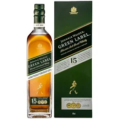 WHISKY J. WALKER GREEN 15 AÑOS 70 CL