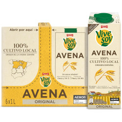 Leche de avena Vive Soy (Pack 6 x 1L)