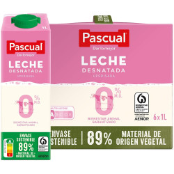 Leche Pascual Desnatada (Pack 6 x 1L)