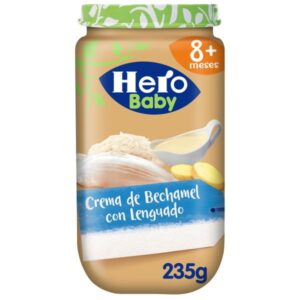 PAPILLA HERO BABY CREMA DE BECHAMEL CON LENGUADO 235 GRS