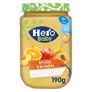 PAPILLA HERO BABY FRUTAS VARIAS 190 GRS