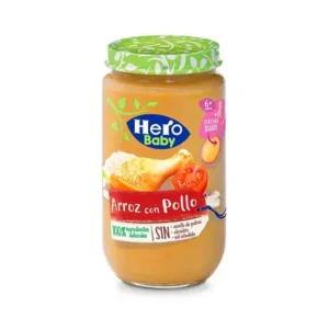 PAPILLA HERO BABY POLLO CON ARROZ 235 GRS