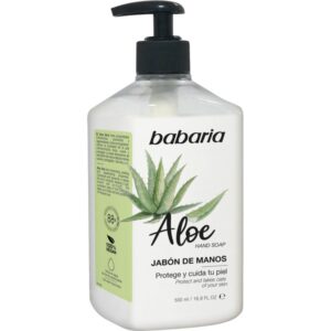 JABON DE MANOS ALOE VERA BABARIA 500 ML