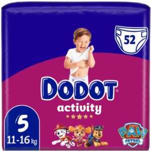 PAÑAL DODOT ACTIVITI 52 UNID TALLA 5