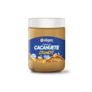 Crema de Cacahuete crunchy 100% Eliges