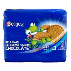 Galletas Eliges Rellenas de chocolate p-3 750gr