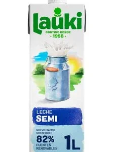 Leche Lauki Semindescremada 1L