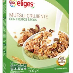 Muesli Crujientes con Frutos Secos Eliges 500gr