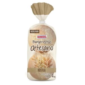 Pan Hamburguesa bimbo Art. Rustica 240g
