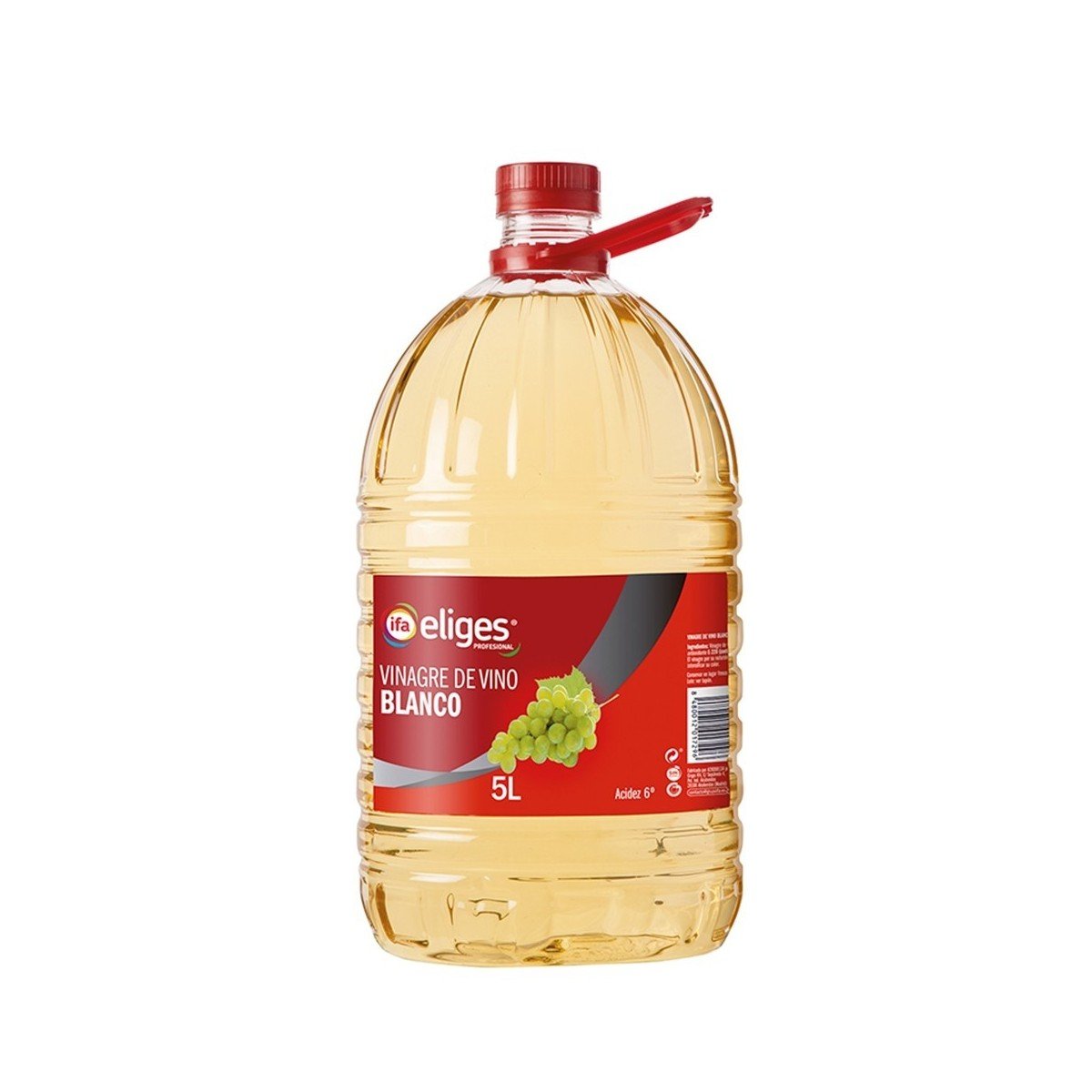 Vinagre Eliges Vino Blanco 5Lts